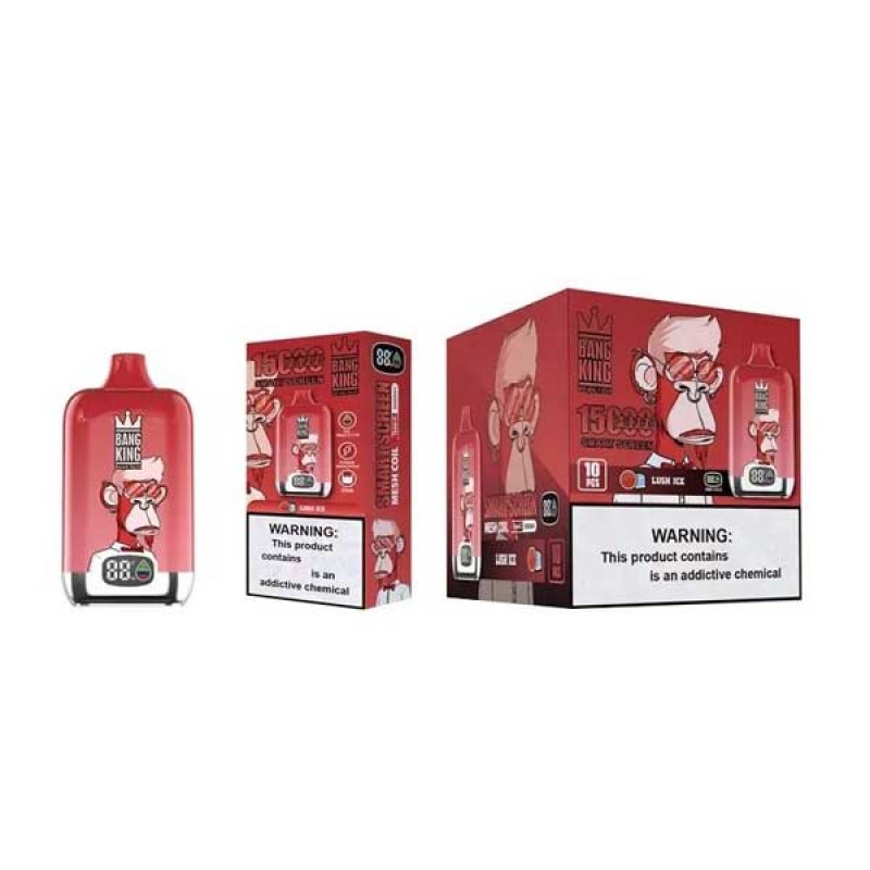 Disposables : Bang King | Digital 15000 Puffs Vape - Top ...